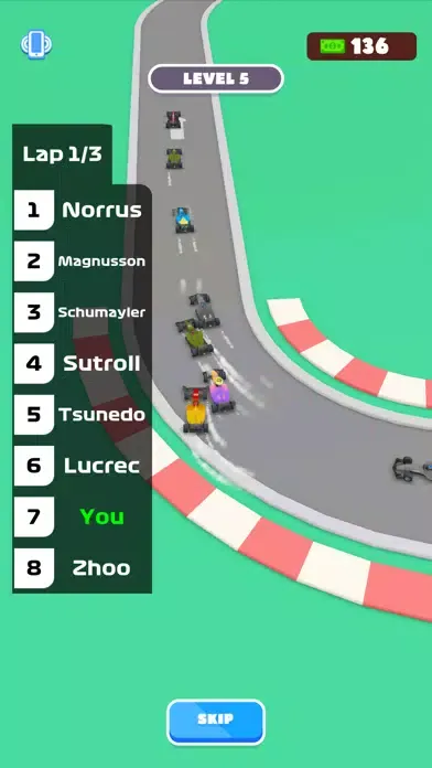Tangkapan layar Race 'N Survive