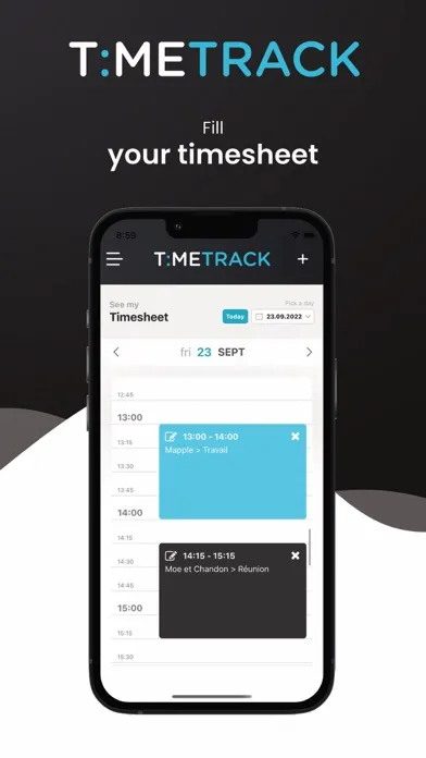 تصاویر Timetrack Mobile