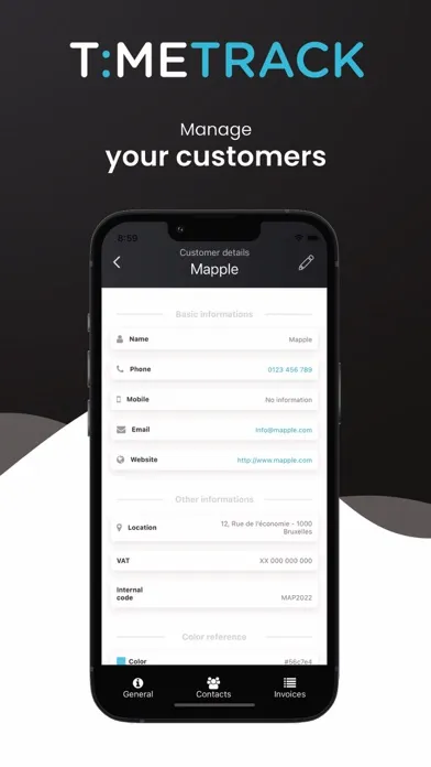 تصاویر Timetrack Mobile