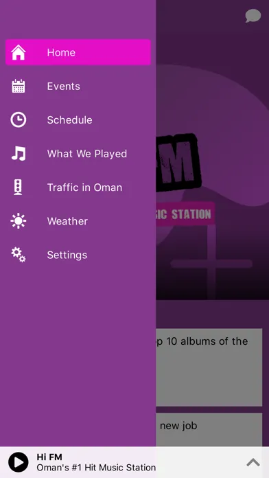 Capturas de tela do Hi FM Oman