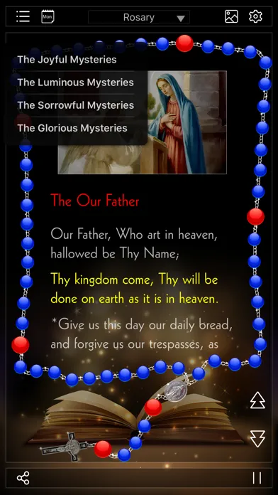 Holy Rosary Audio Deluxe(Rosary and Divine Mercy) স্ক্রিনশট