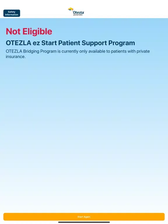 Ảnh chụp màn hình của ez Start Bridging Program iPad 