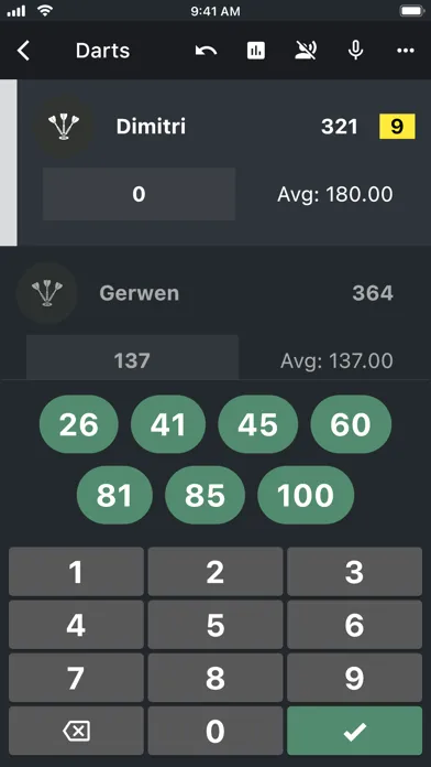 DARTS Scorekeeper 2024 স্ক্রিনশট