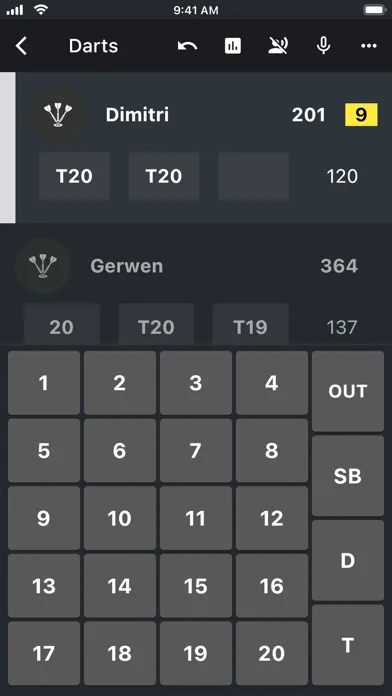 DARTS Scorekeeper 2024 স্ক্রিনশট