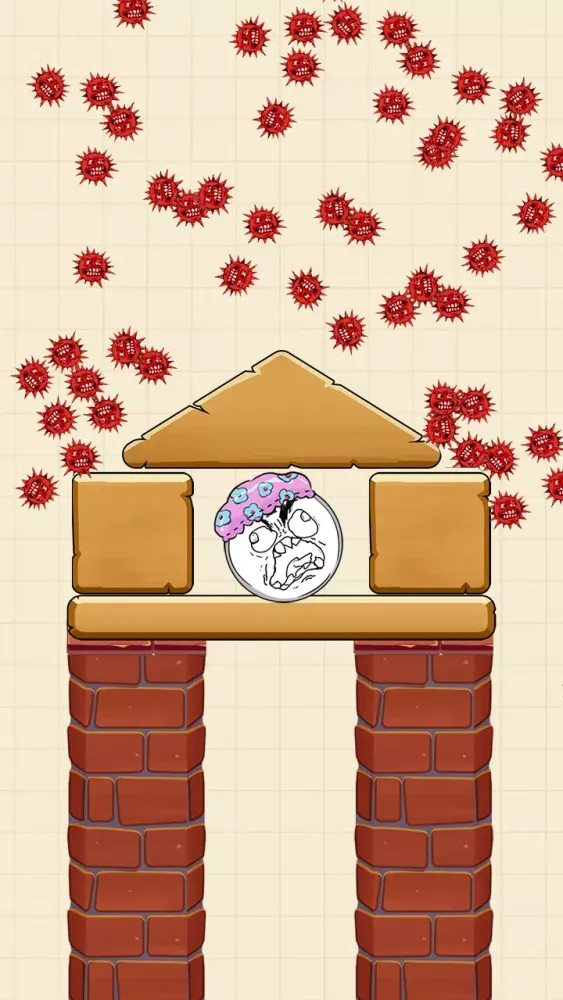 ภาพหน้าจอของ Ball Rescue: Tap To Save