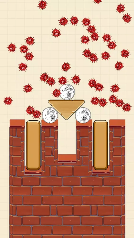 ภาพหน้าจอของ Ball Rescue: Tap To Save