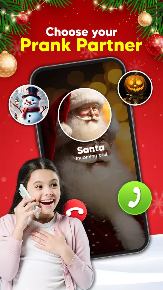 Santa Claus Call: Prank Video应用截图
