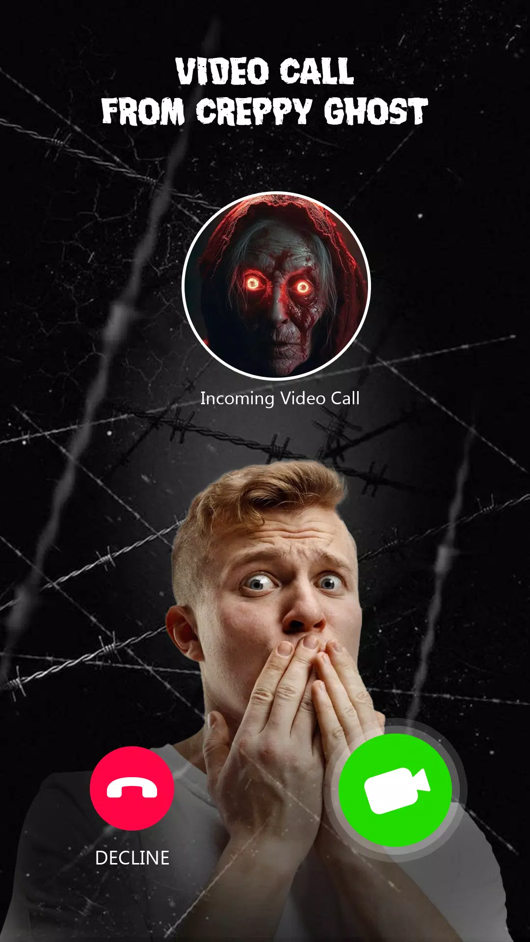 Scary Call & Ghost Chat Prank Screenshots