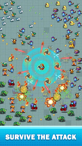ภาพหน้าจอของ Zombie War.io: Battle Survivor