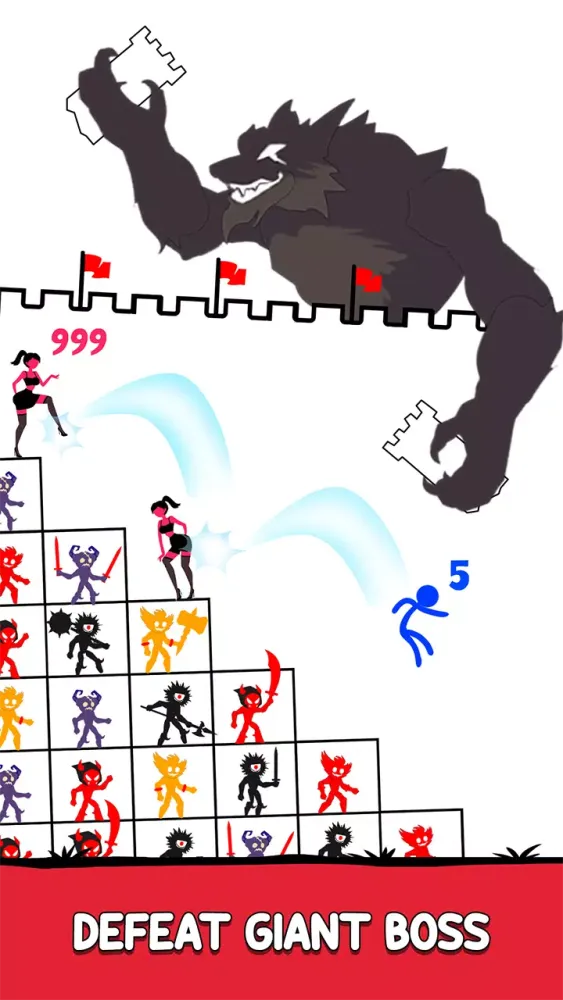 Capturas de tela do Stick Hero: Endless War