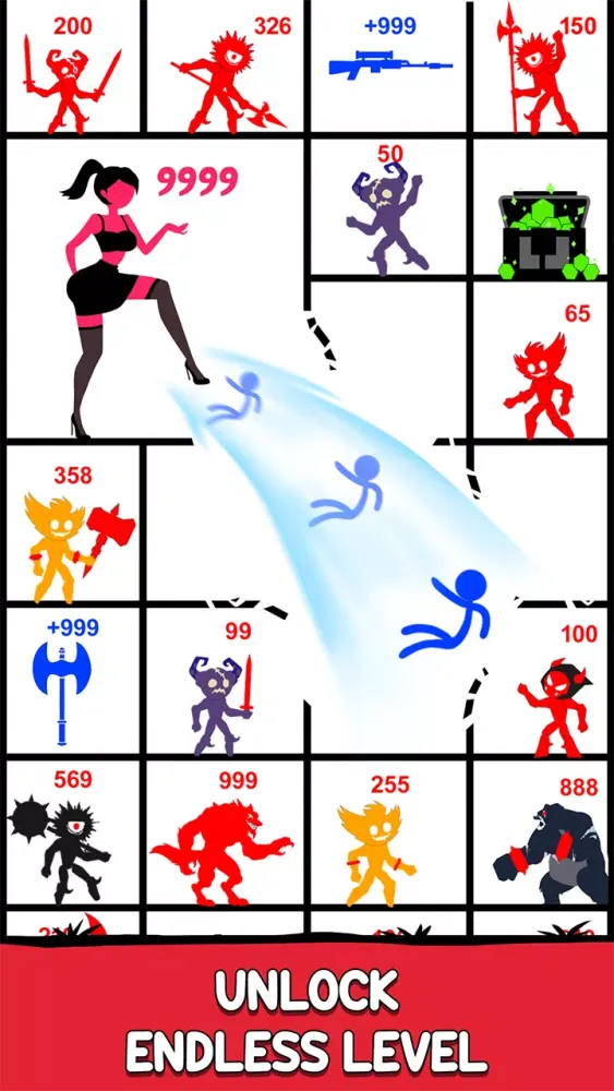 Capturas de tela do Stick Hero: Endless War