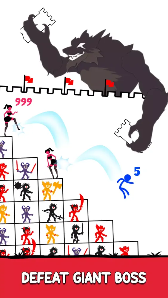 Capturas de tela do Stick Hero: Endless War
