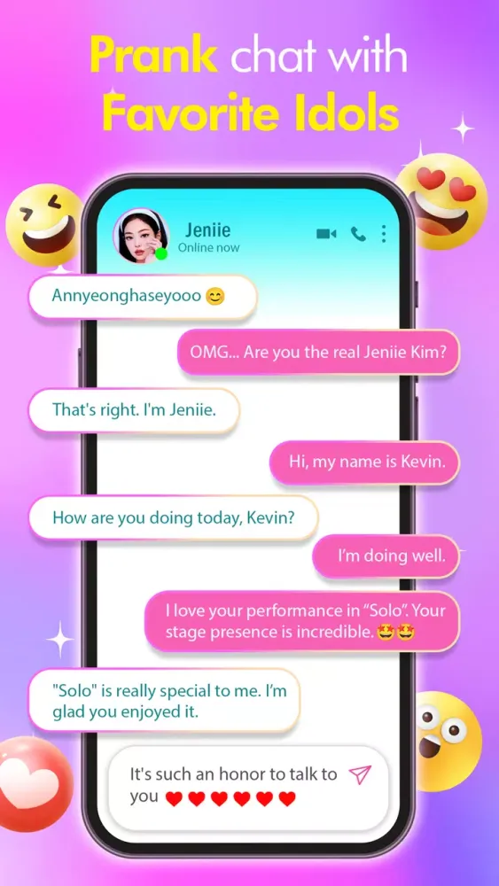 Celebs Prank Call & Fake Chat Screenshots