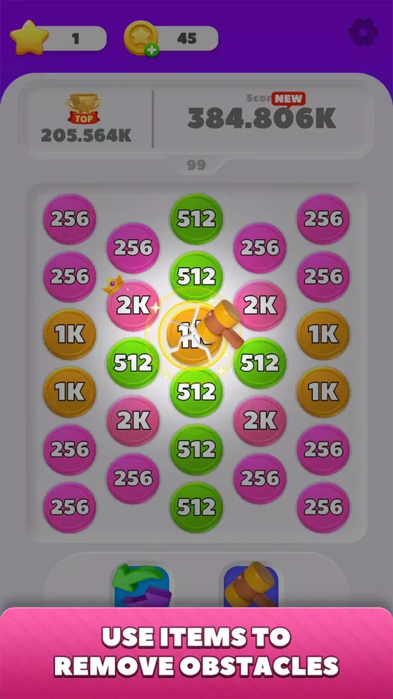 Hexa Merge Screenshots