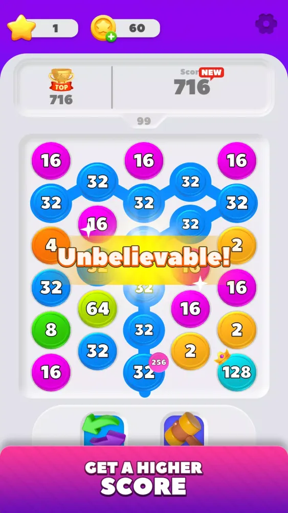 Hexa Merge Screenshots