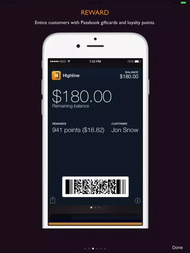 Highline Point of Sale (POS) iPad  Ekran Görüntüleri