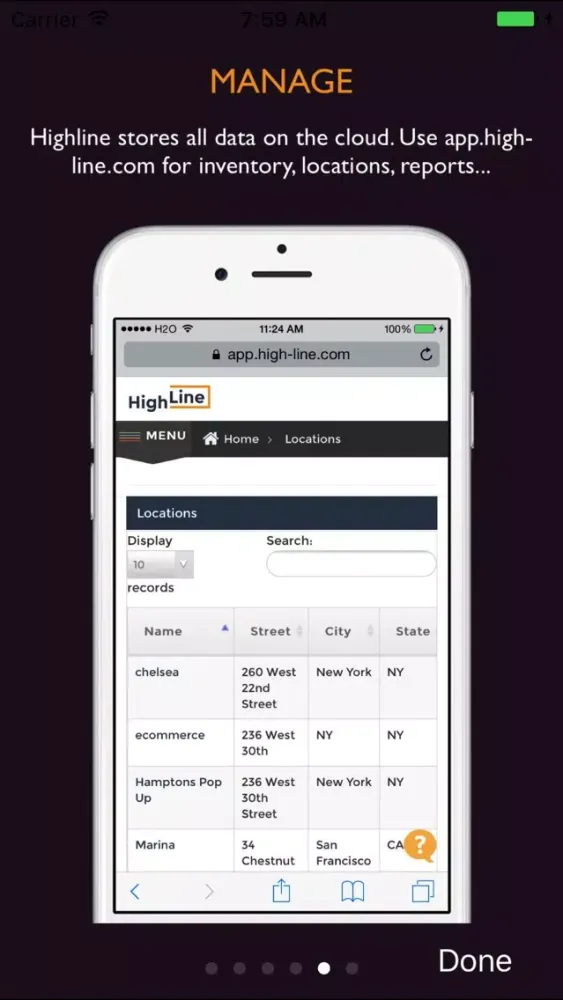 Highline Point of Sale (POS) Ekran Görüntüleri