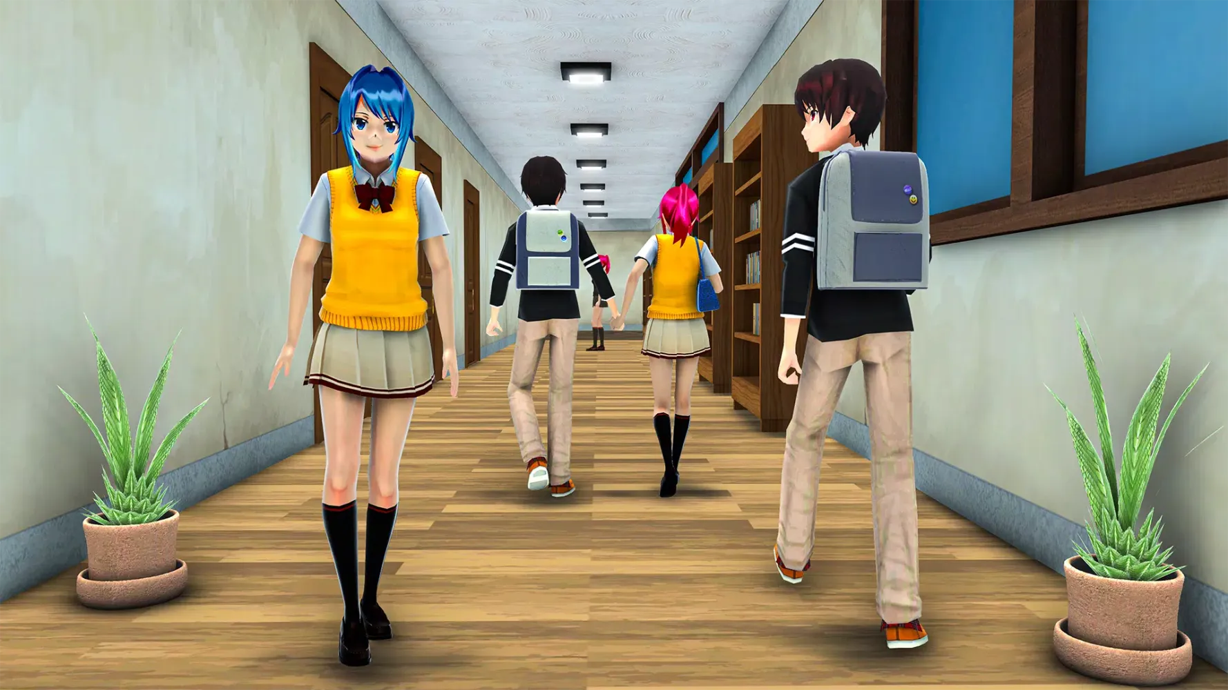 High School Girl Anime Games 스크린샷
