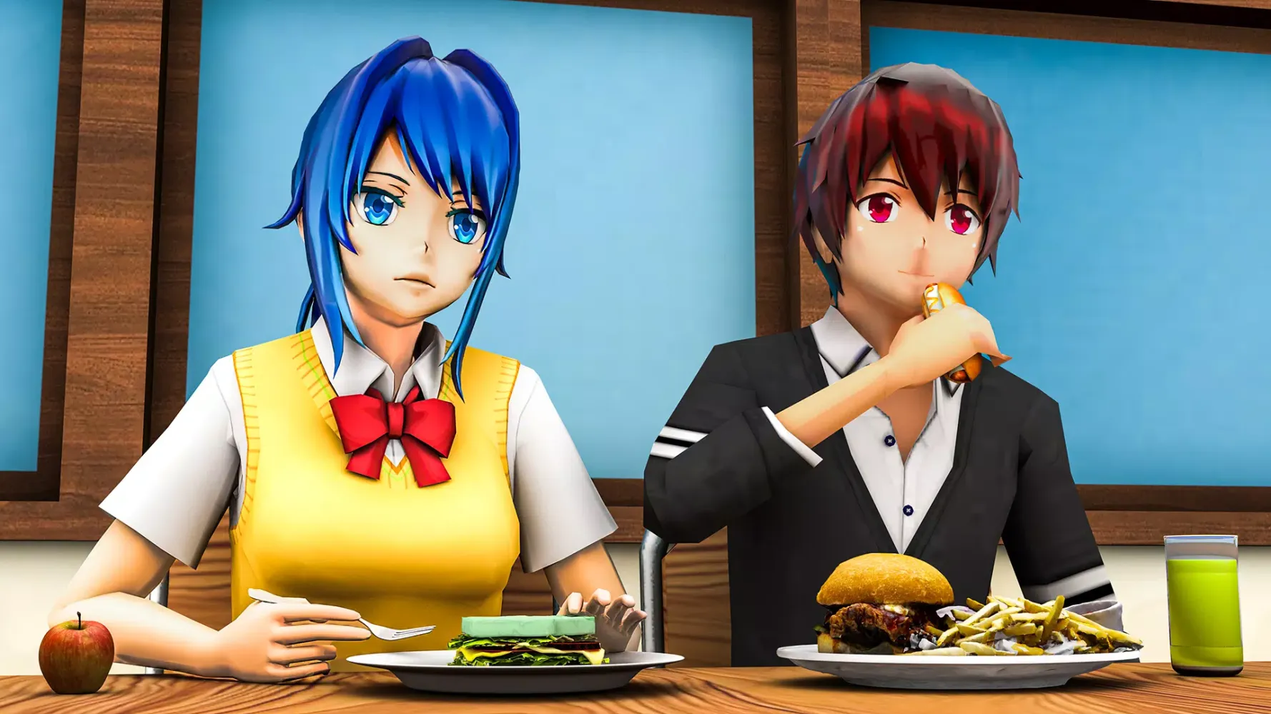 High School Girl Anime Games 스크린샷