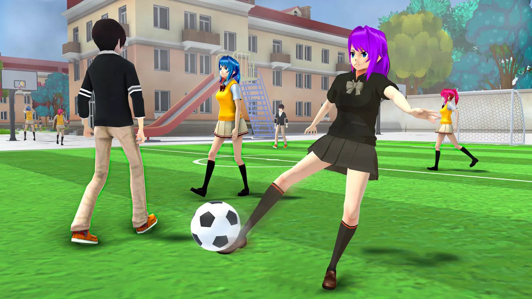 High School Girl Anime Games 스크린샷