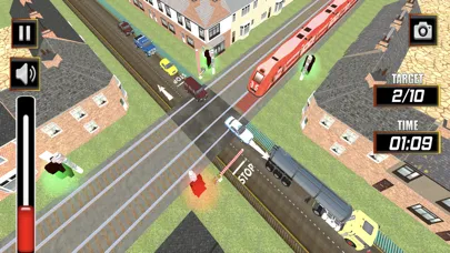 ภาพหน้าจอของ High Speed Rail Road Crossing