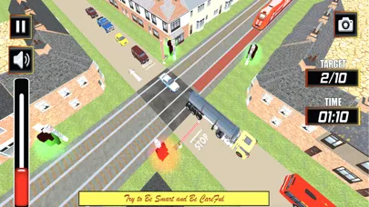 ภาพหน้าจอของ High Speed Rail Road Crossing