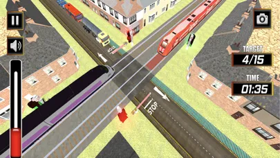ภาพหน้าจอของ High Speed Rail Road Crossing
