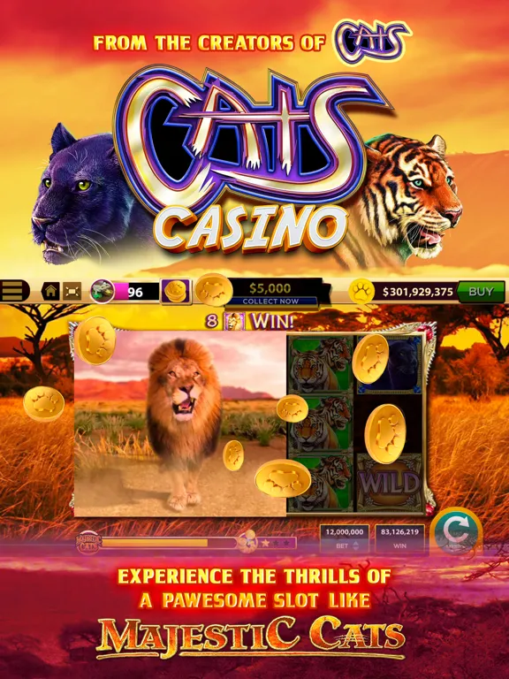 CATS Casino - Real Hit Slots! iPad  स्क्रीनशॉट