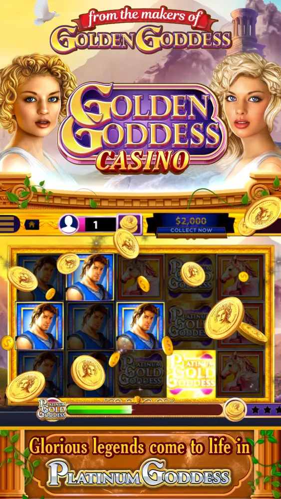 Capturas de tela do Golden Goddess Casino