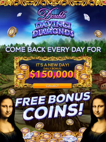 Ảnh chụp màn hình của Double Da Vinci Diamonds: FREE Vegas Slot Game iPad 