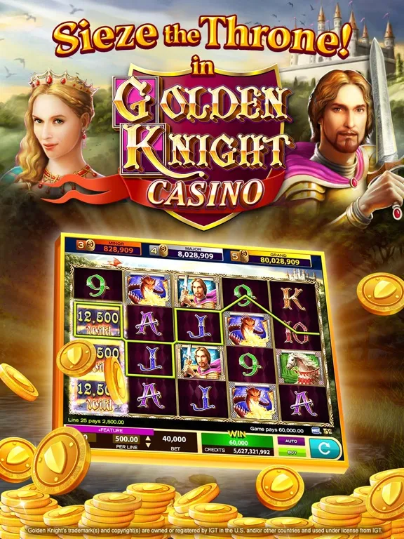 Zrzuty ekranu Golden Knight Casino iPad 