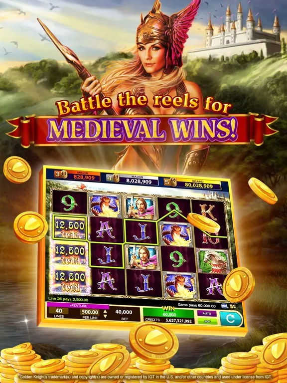 Zrzuty ekranu Golden Knight Casino iPad 