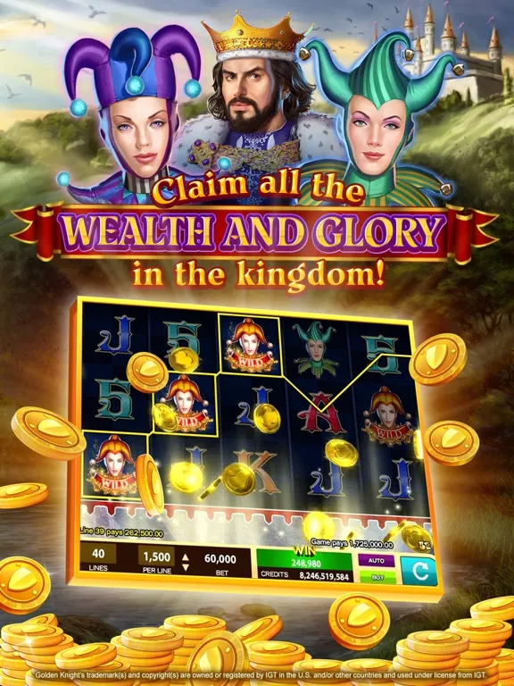 Zrzuty ekranu Golden Knight Casino iPad 