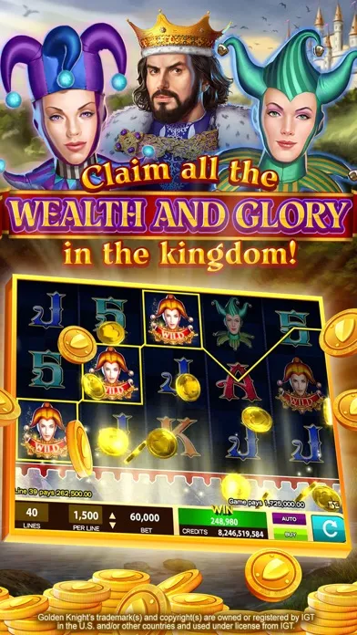 Zrzuty ekranu Golden Knight Casino