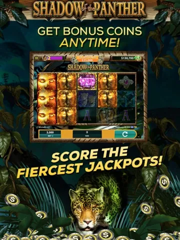 Capturas de tela do Shadow of the Panther: FREE Vegas Slot Game iPad 