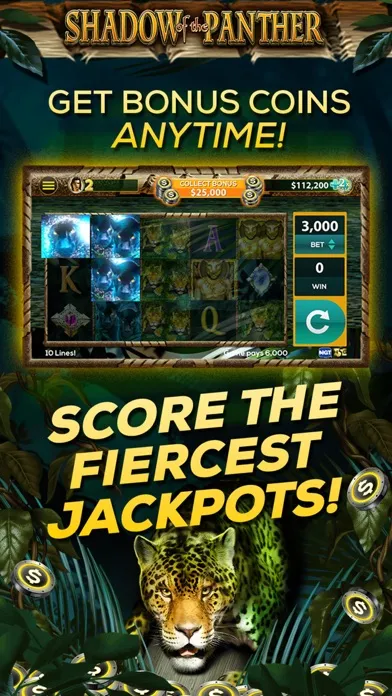 Capturas de tela do Shadow of the Panther: FREE Vegas Slot Game