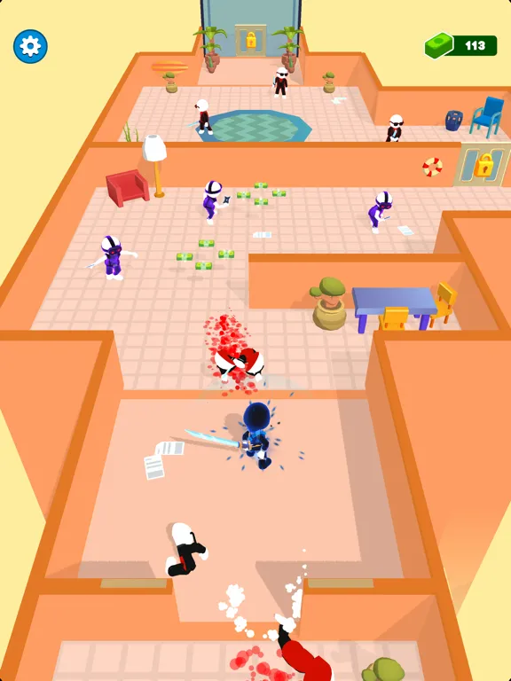 Ninja Fight: Dash and Cut iPad  Screenshots