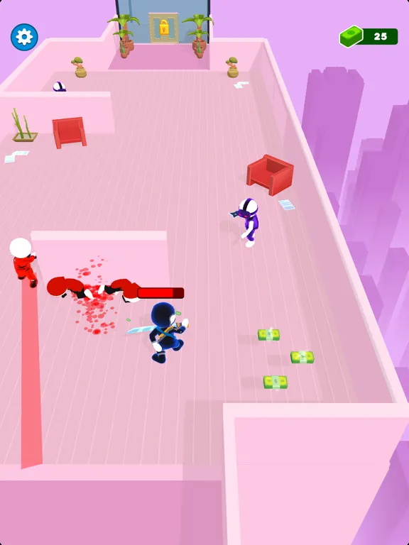 Ninja Fight: Dash and Cut iPad  Screenshots
