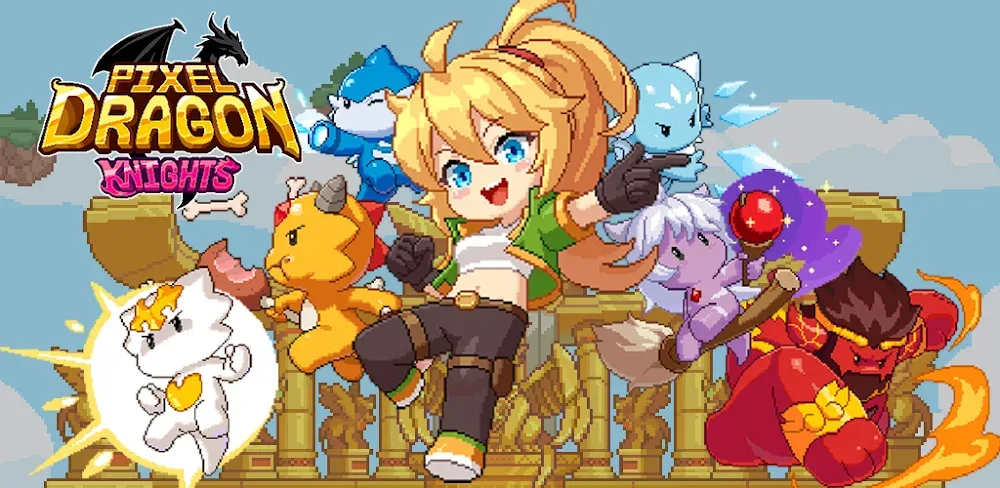 Pixel Dragon Knights: Idle RPG