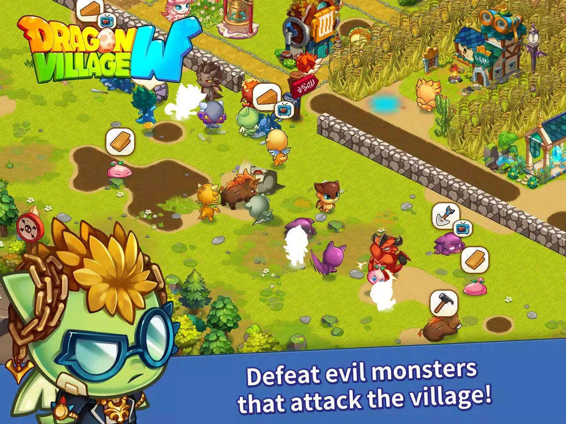 Capturas de pantalla de Dragon Village W iPad 