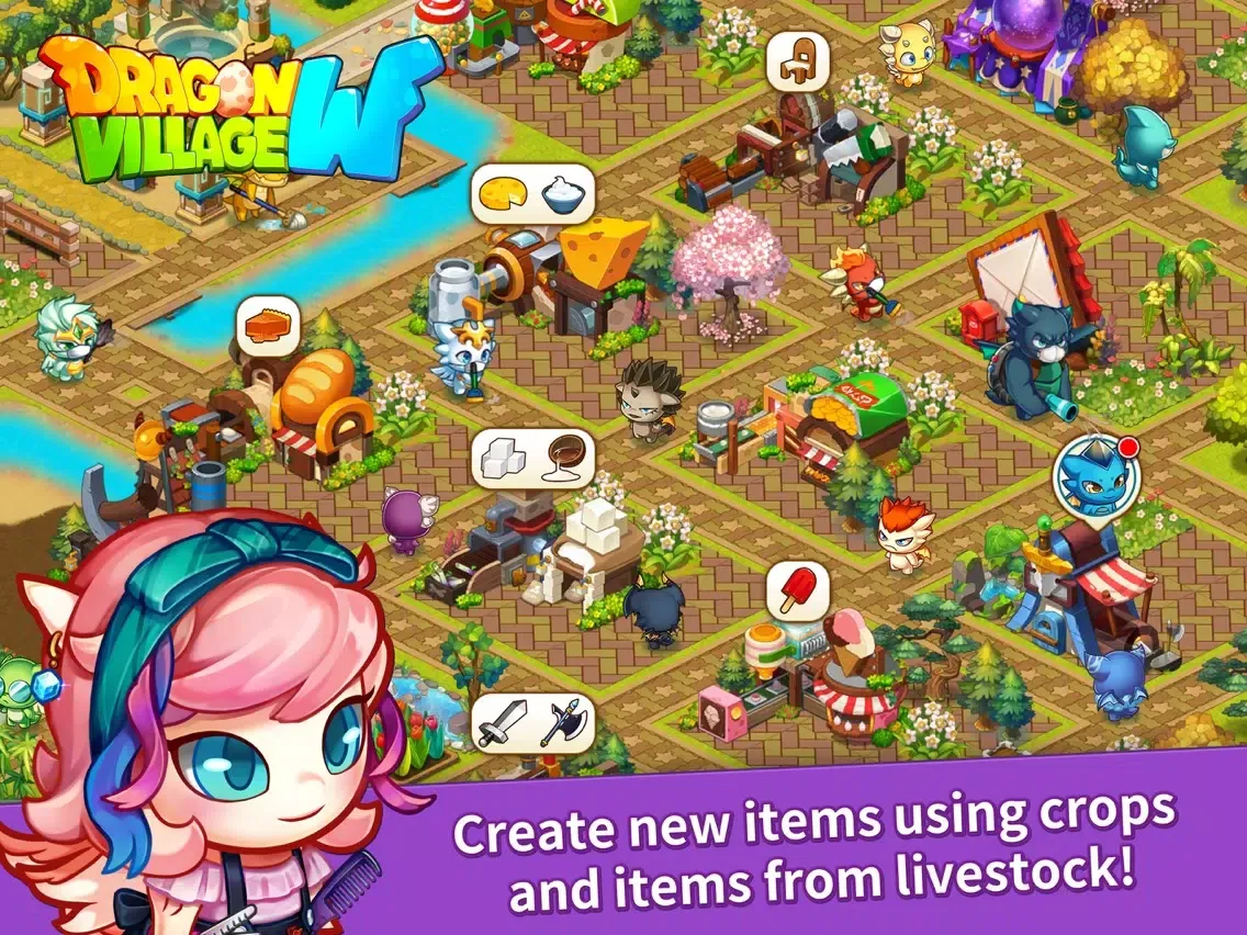 Capturas de pantalla de Dragon Village W iPad 