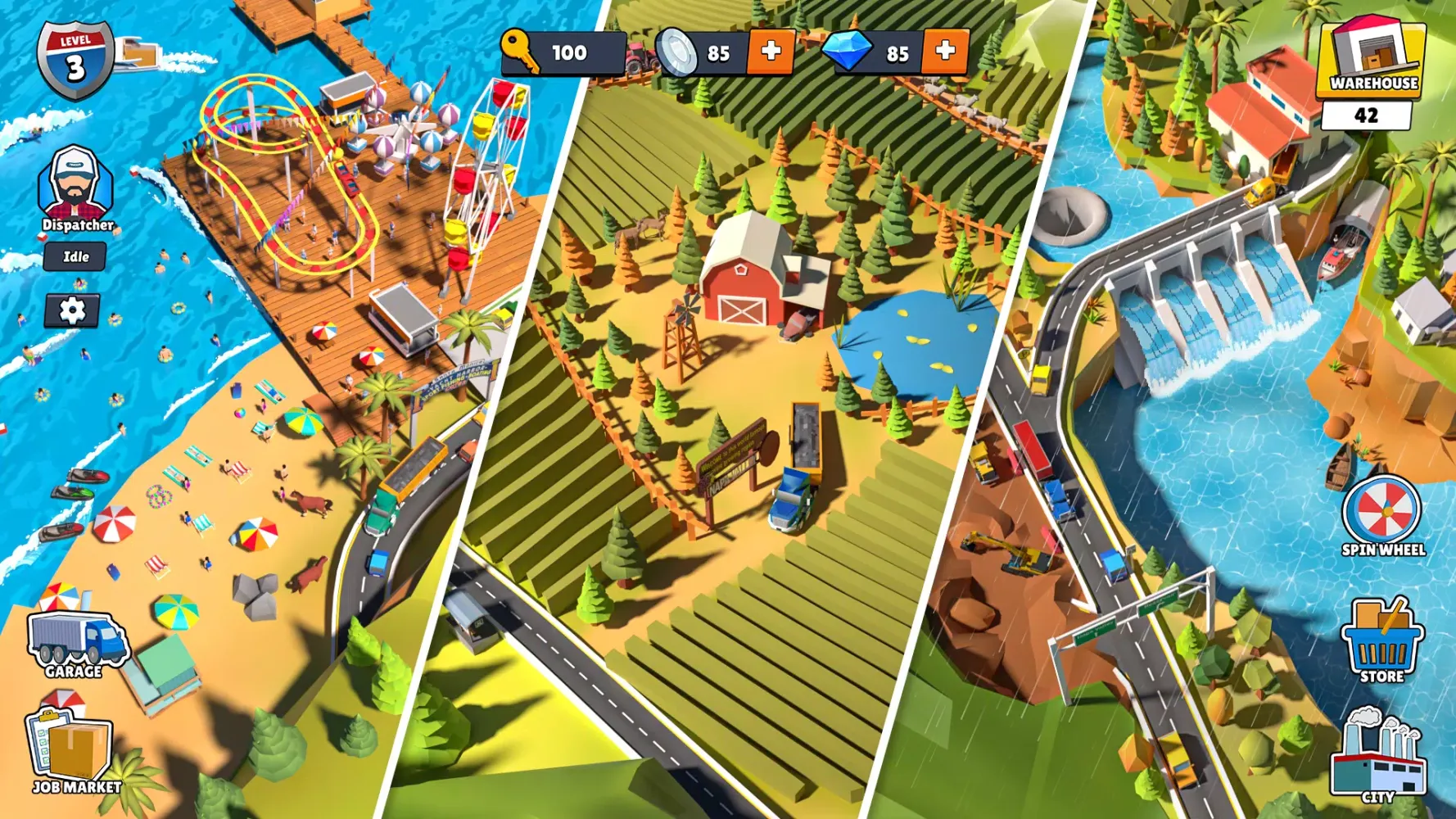 Truckrise Nation: USA Tycoon Screenshots