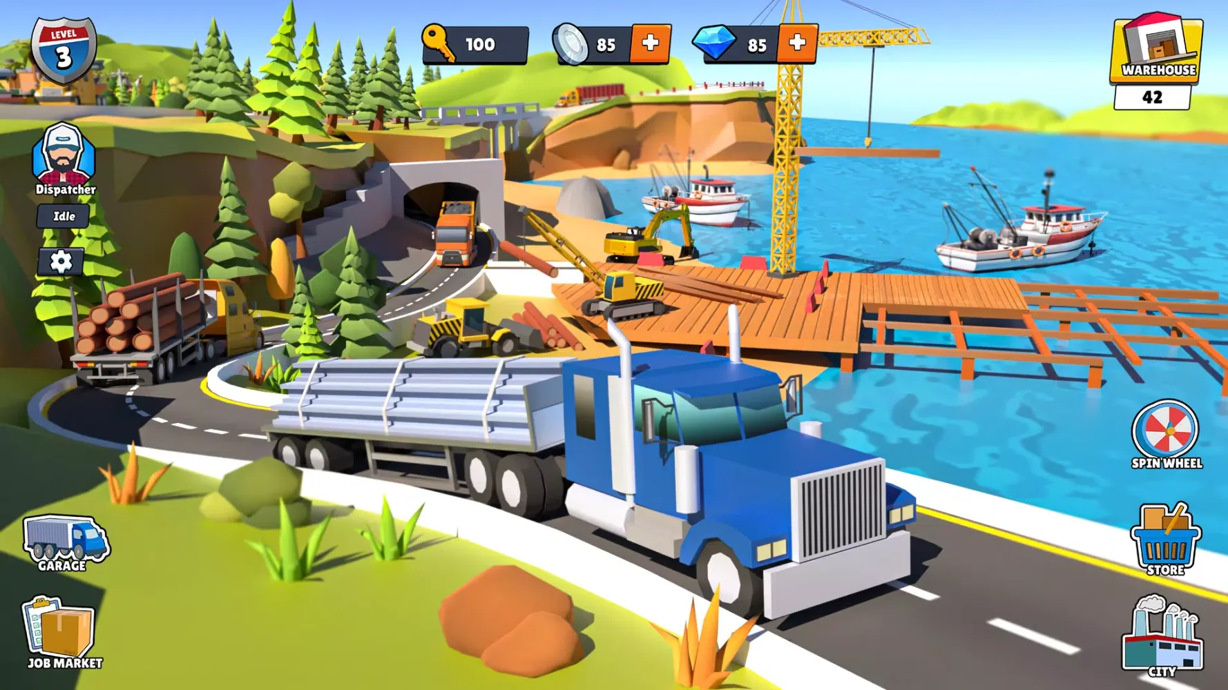 Truckrise Nation: USA Tycoon Screenshots