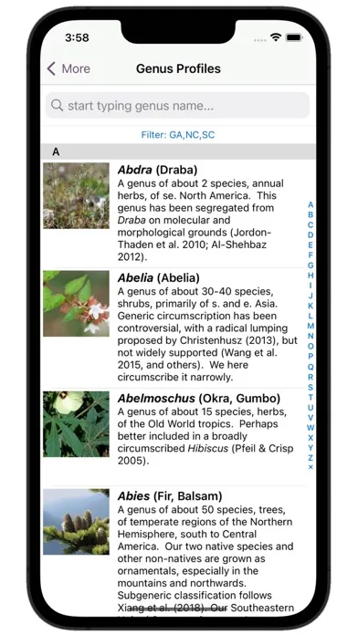 FloraQuest: Carolinas, Georgia سکرین شاٹس
