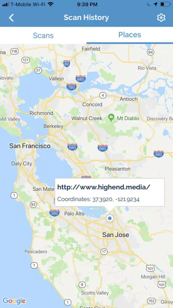 Captures d'écran de HighEndMedia NFC Scanner