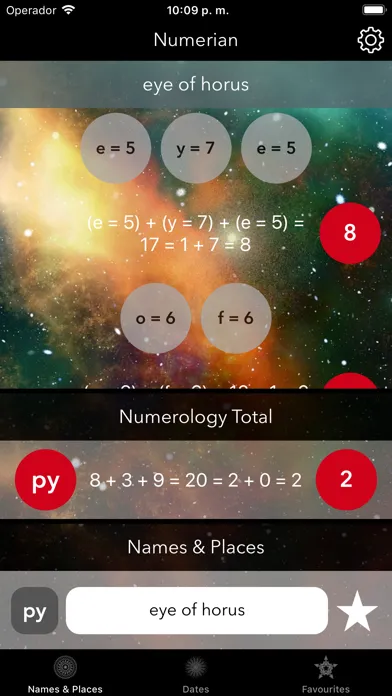 Скриншоты Numerian Numerology Calculator