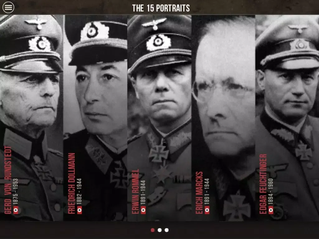Zrzuty ekranu The 100 Dates of the battle of Normandy iPad 