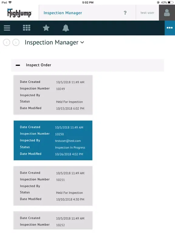Inspection inMotion iPad 应用截图