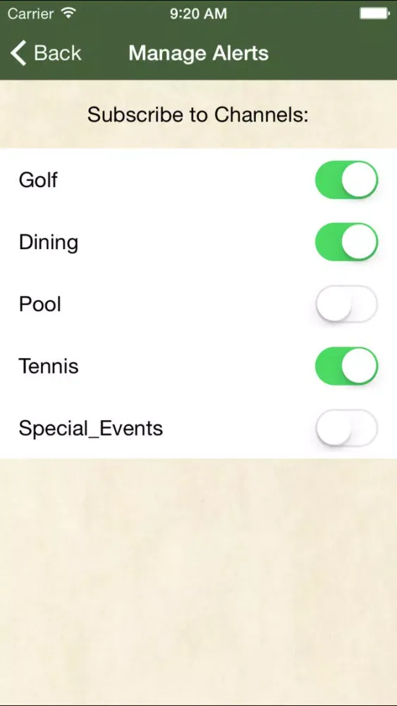 Ảnh chụp màn hình của Highland Golf & Country Club