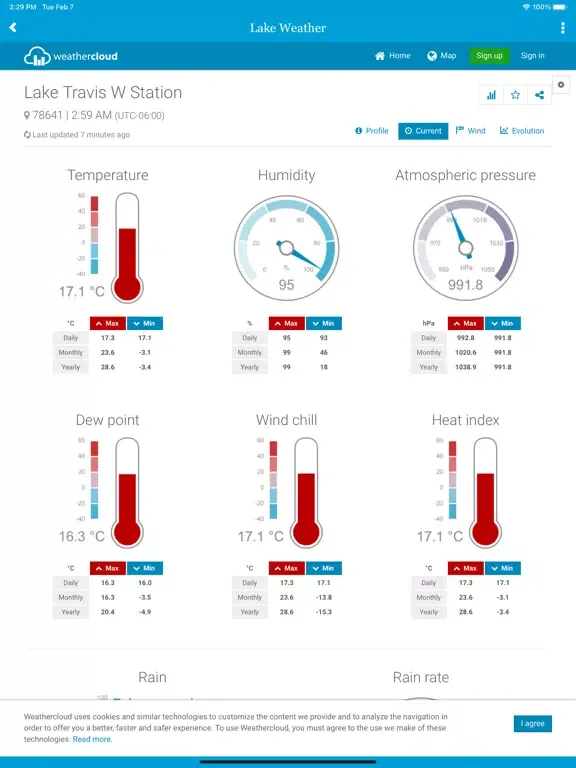 Zrzuty ekranu Highland Lakes Hydrohub iPad 